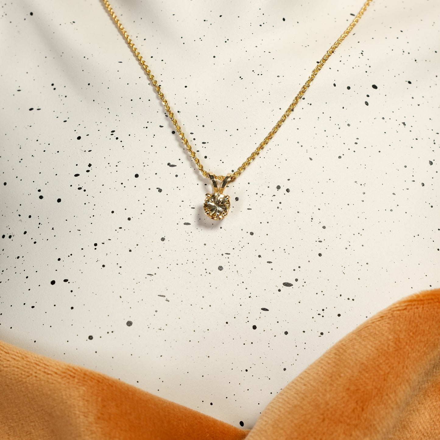 Diamond Solitaire Pendant