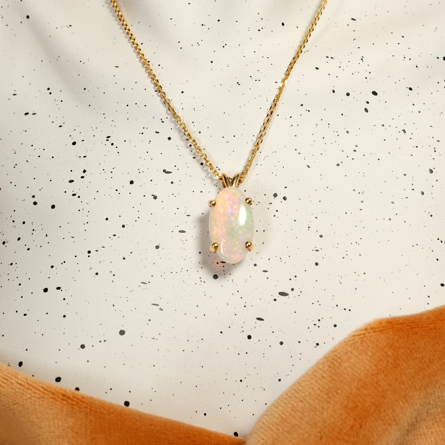 Opal Cabochon Pendant