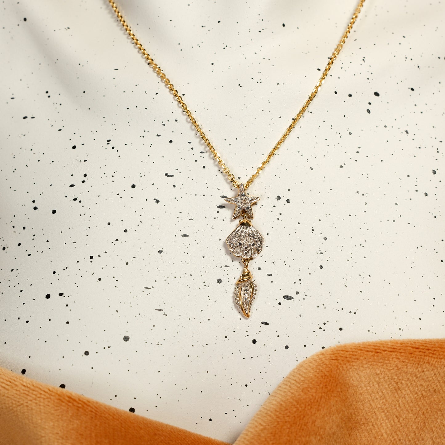 SeaShell Diamond Pendant